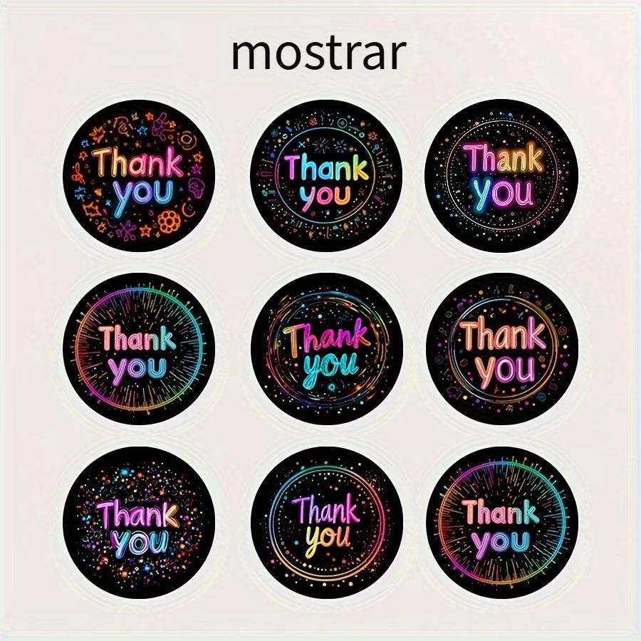 500 Stickers Agradecimiento Mod.2