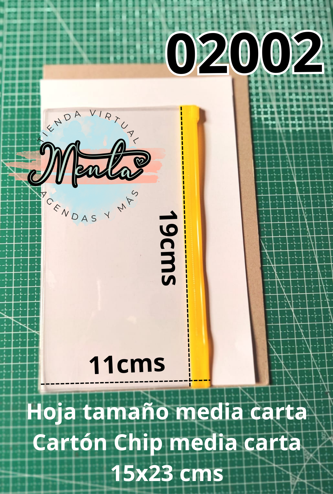 02002 - Bolsita con cierre de colores SIN HUECOS (Tamaño A6)