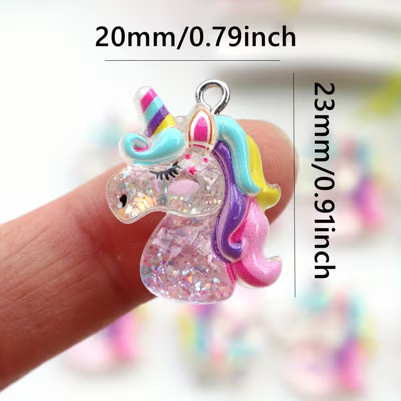 Dije Unicornio Glitter
