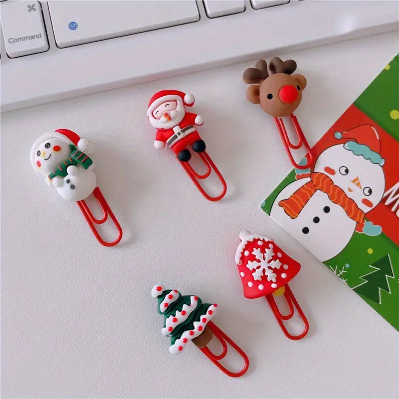 Clips Navidad 5 Unidades