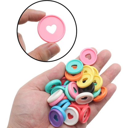 Discos Corazón 28mm Pack 10Uds