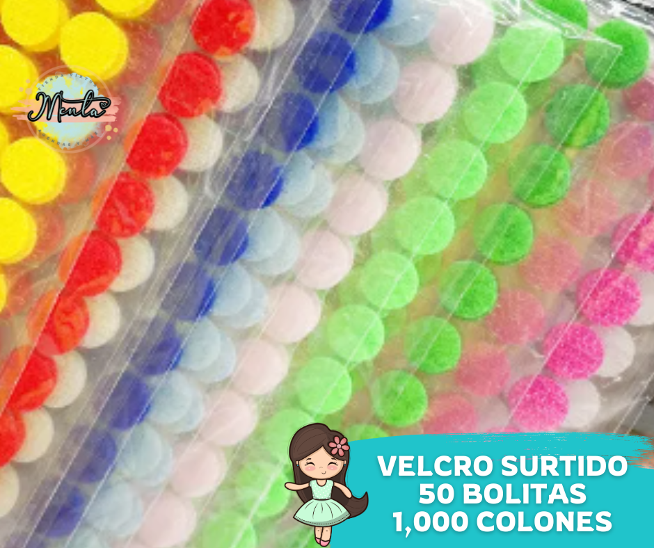 Velcro Adhesivo Bolitas Pack 45 Uds