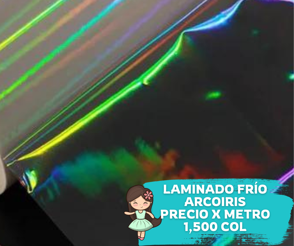 Laminantes en Frío Rollo 1 metro Arcoiris