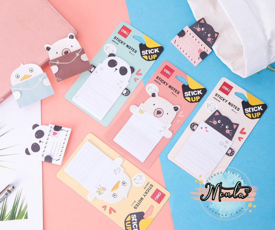 Notas Adhesivas Carta Animalitos 1