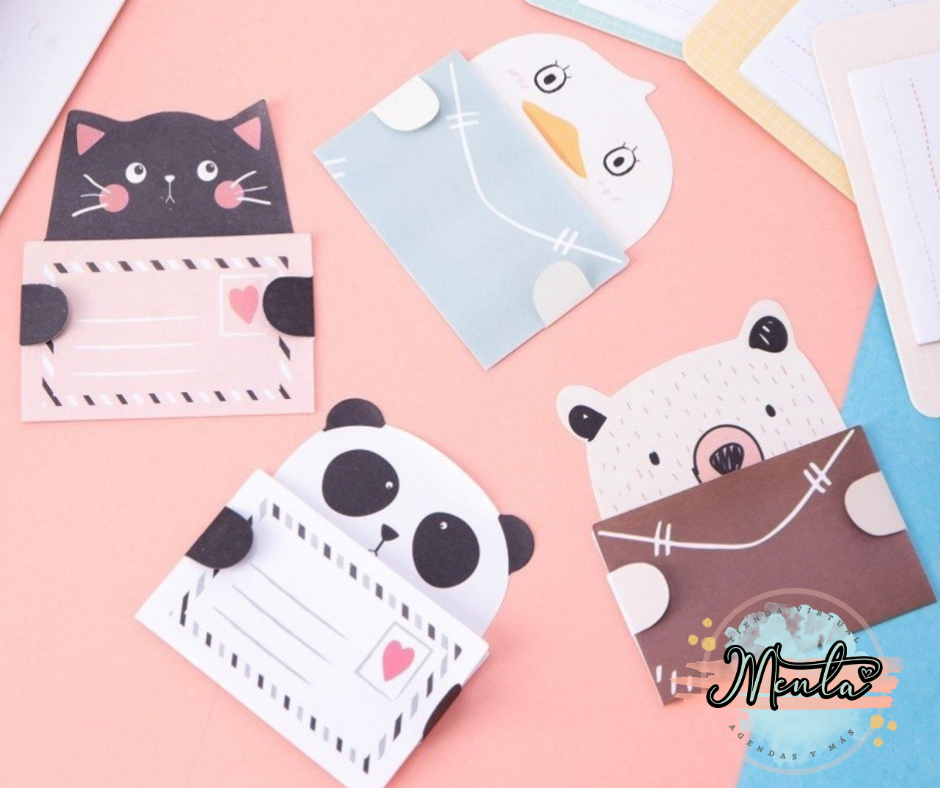 Notas Adhesivas Carta Animalitos 1