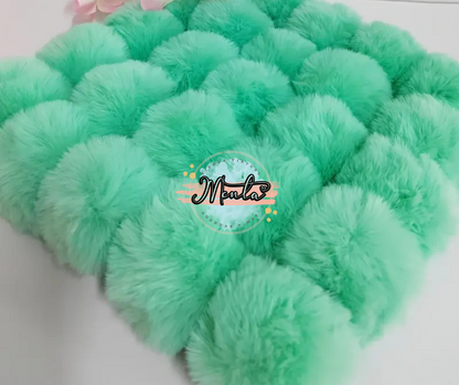 Pompones Peluditos 6cms
