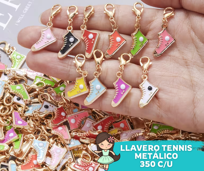 Llavero Metálico Tennis (unidad)
