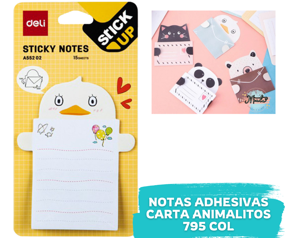 Notas Adhesivas Carta Animalitos 4