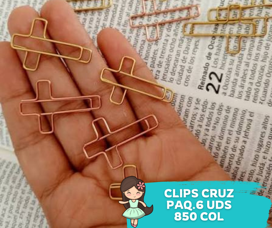 Clips Cruz 6 Unidades