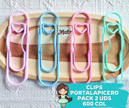 Clips Portalapicero Pack 2 Uds