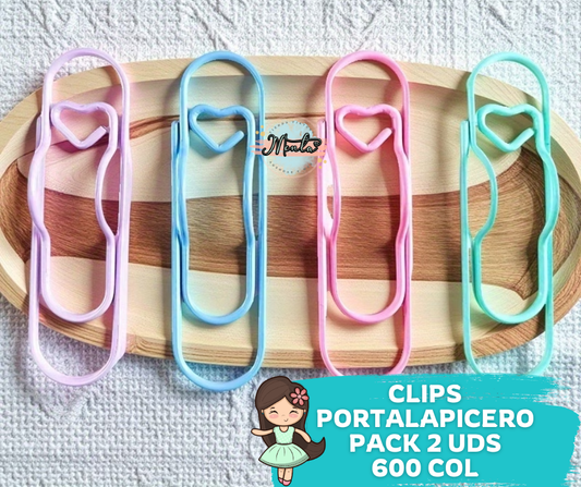 Clips Portalapicero Pack 2 Uds