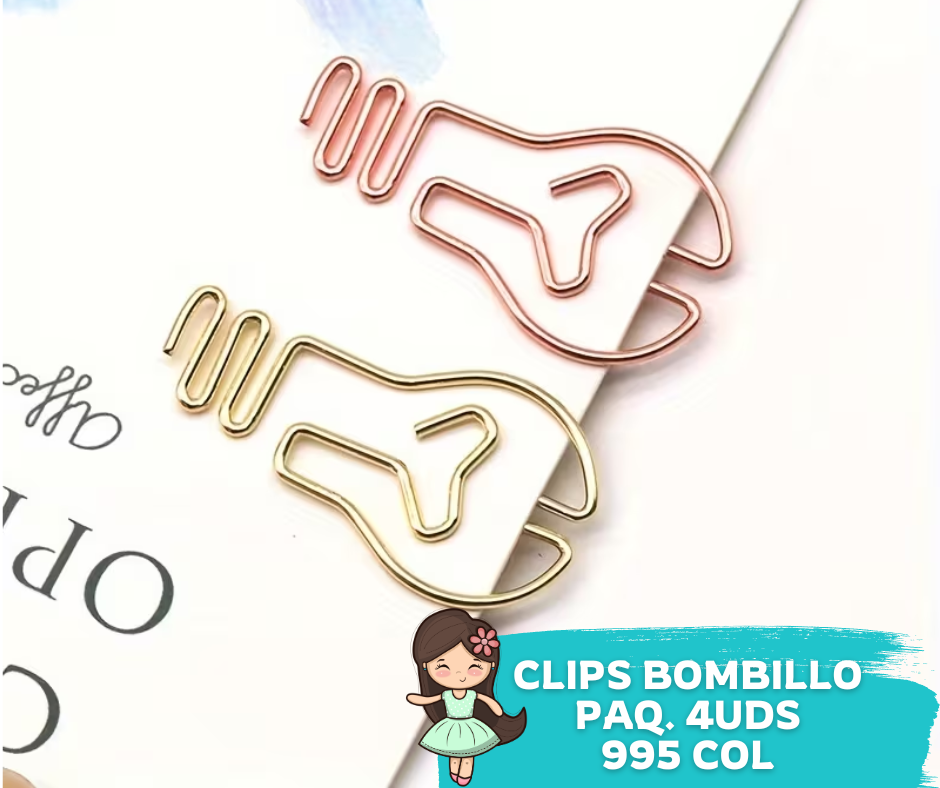 Clips Bombilla 4 Unidades