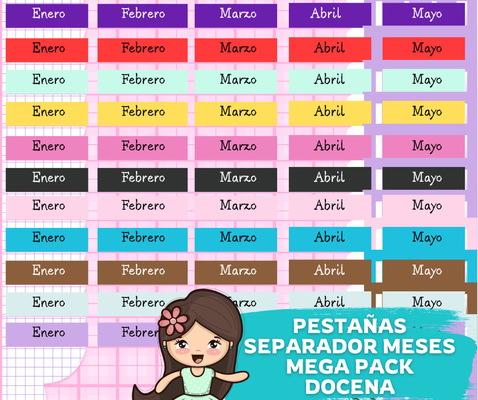 Pestañas Adhesivas Meses