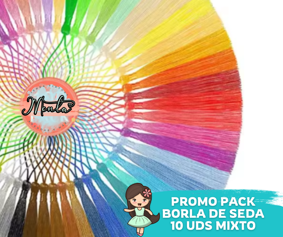 Borla de Seda Paq.5 Uds