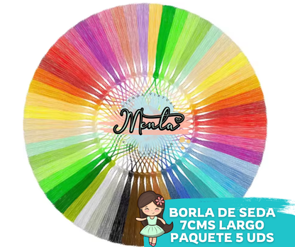 Borla de Seda Paq.5 Uds