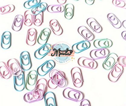 Clips Corazón Mini Docena