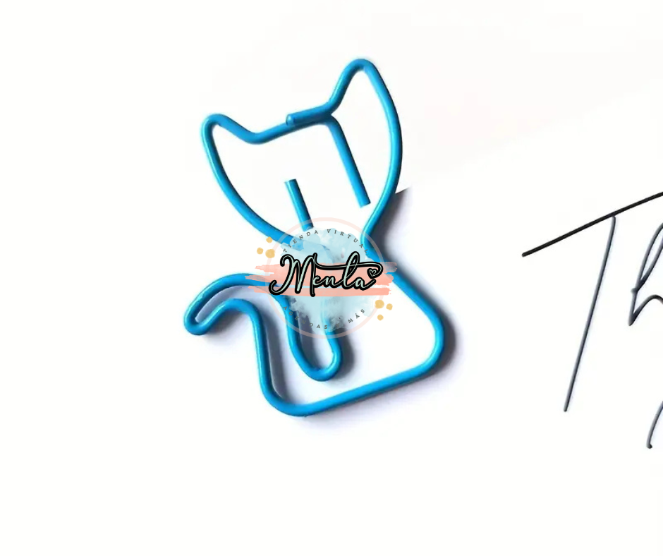 Clips Gatito 8 Unidades