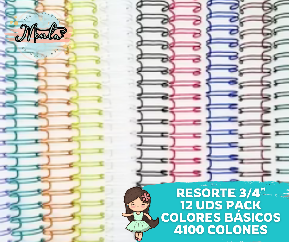 c-Resorte 3/4" Metálico Paso 2:1