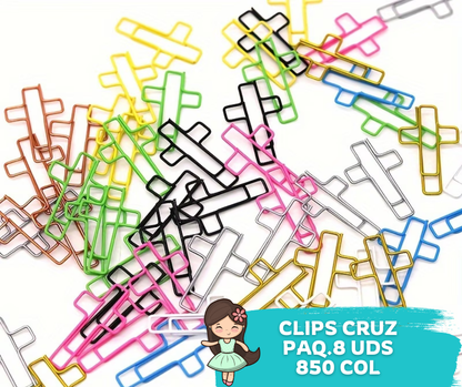 Clips Cruz 8 Unidades