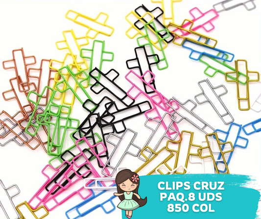 Clips Cruz 8 Unidades