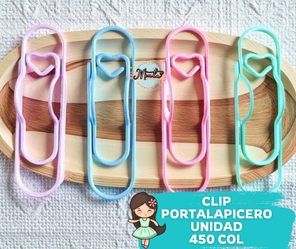 Clips Portalapicero Pastel (Unidad)