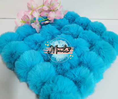Pompones Peluditos 6cms
