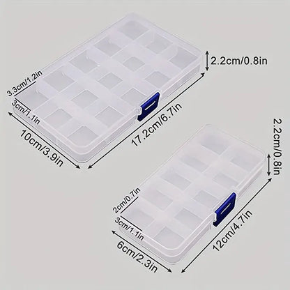 Caja Plástica Pequeña 10 compartimentos